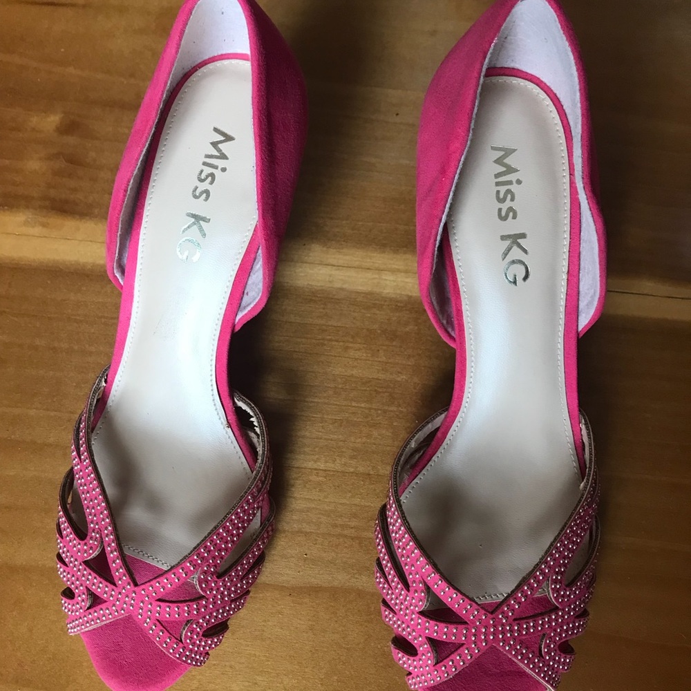 Pink open toe shoes - Picture 5 of 8